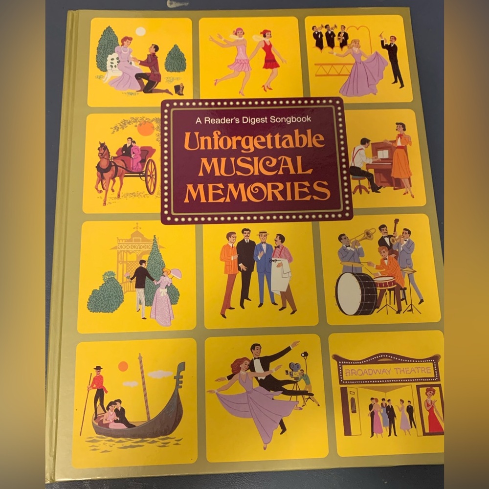 Reader's Digest Songbook Unforgettable Musical Memories Sheet AND Lyrics Books